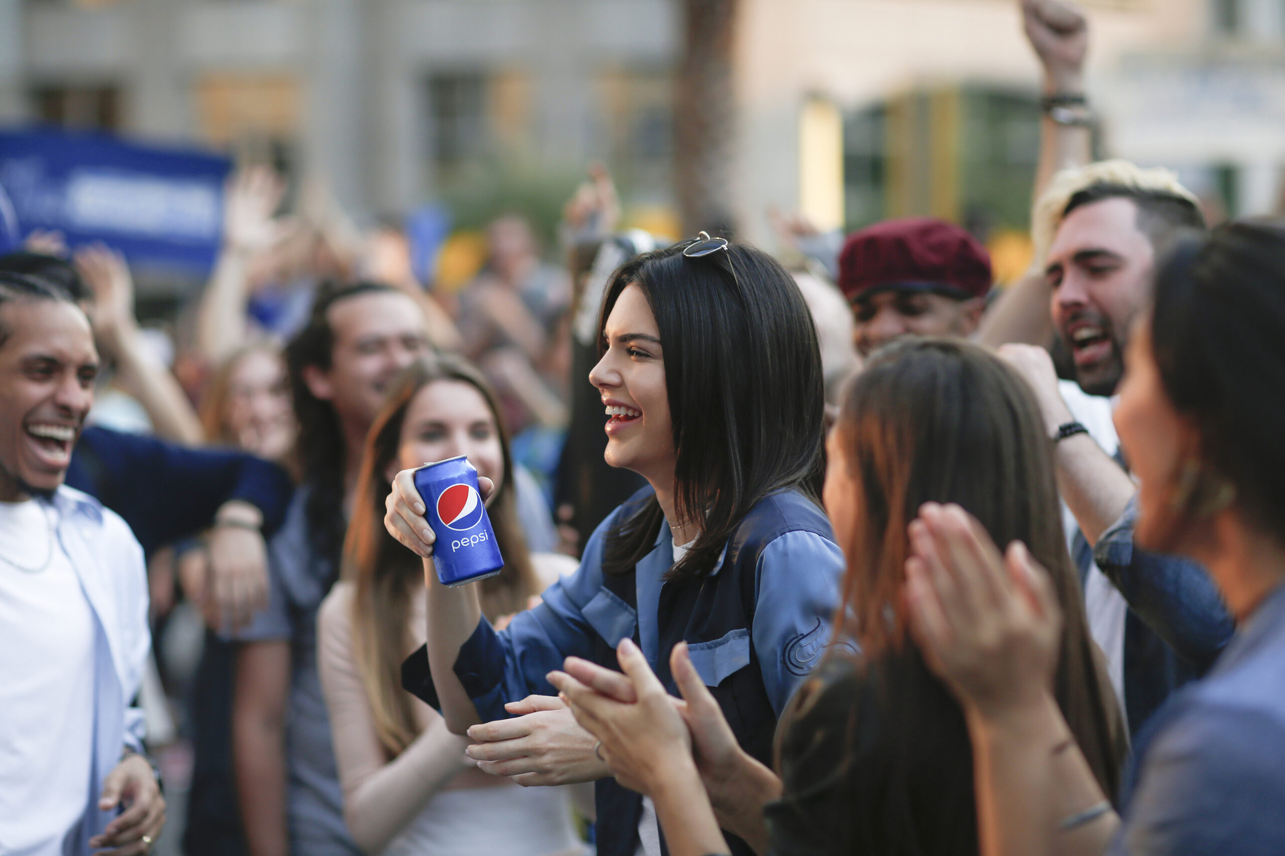 Pepsi PR On Set With Kendall Jenner