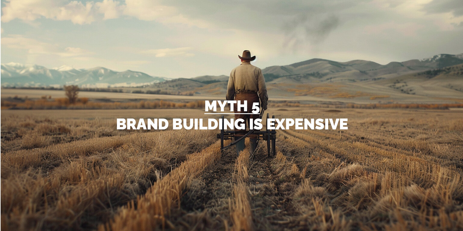 MYTH 5: BRAND BUILDING IS EXPENSIVE